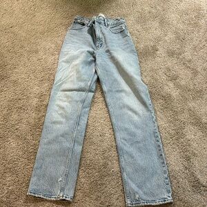 abercrombie curve love - 90s straight ultra high rise size 27 never worn